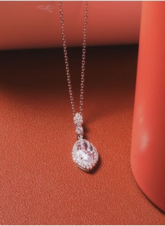AWNL Women’ Necklace Sparking Drop Shaped Pendant With Zirconia Gift for Wife Girlfriend Wife  - Image 2