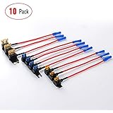 Nilight Nilight 50040R Holder-3 Types 10 Pack 12V Add-a-Circuit Adapter with Standard and Mini Profile TAP Blade Fuse for Cars  - Image 1