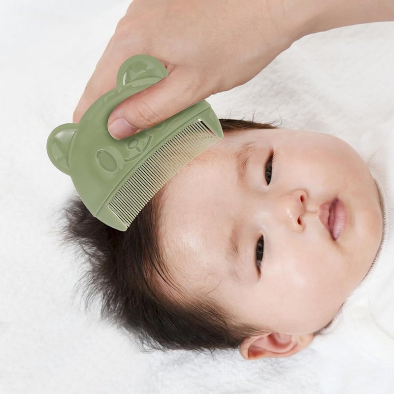 6pcs Fine Tooth Combs for Newborns Cradle Cap Brush Lightweight Portable Scalp Hair Styling Accessories for Boys - Image 4