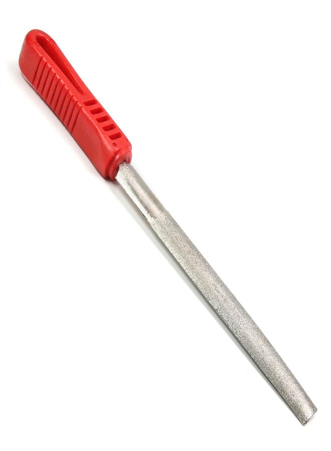Utoolmart Diamond File 6 Inch Half Round File Diamond Coated Plastic Handle Hand Tool for Grinding Polishing 1Pcs - Image 1
