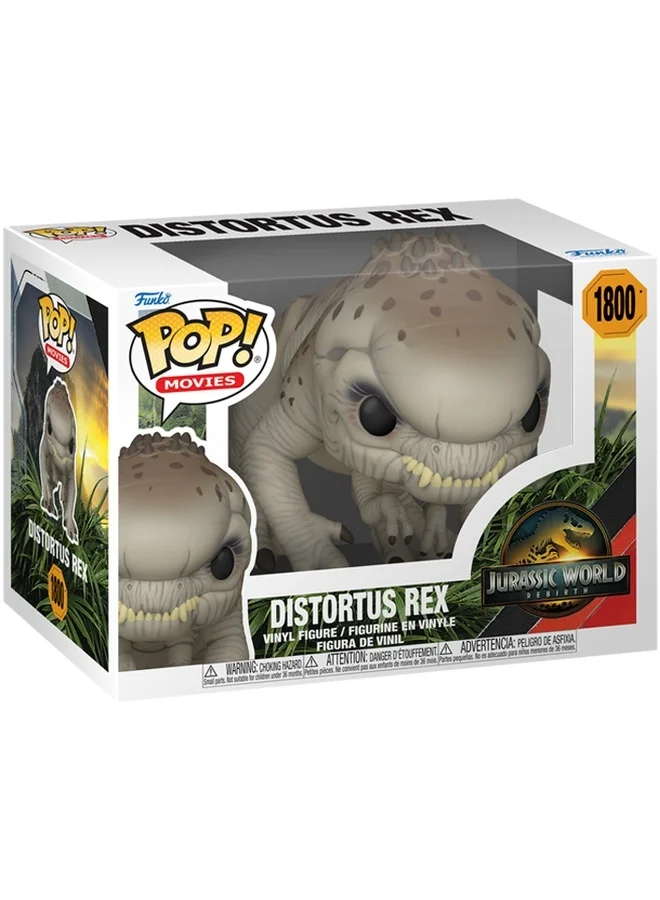 فانكو Pop! Movies: Jurassic World 5 - Distortus Rex, Collectible Vinyl Figures - Gift Idea - Official Merchandise - Toys for Kids & Adults - Model Figure for Collectors and Display