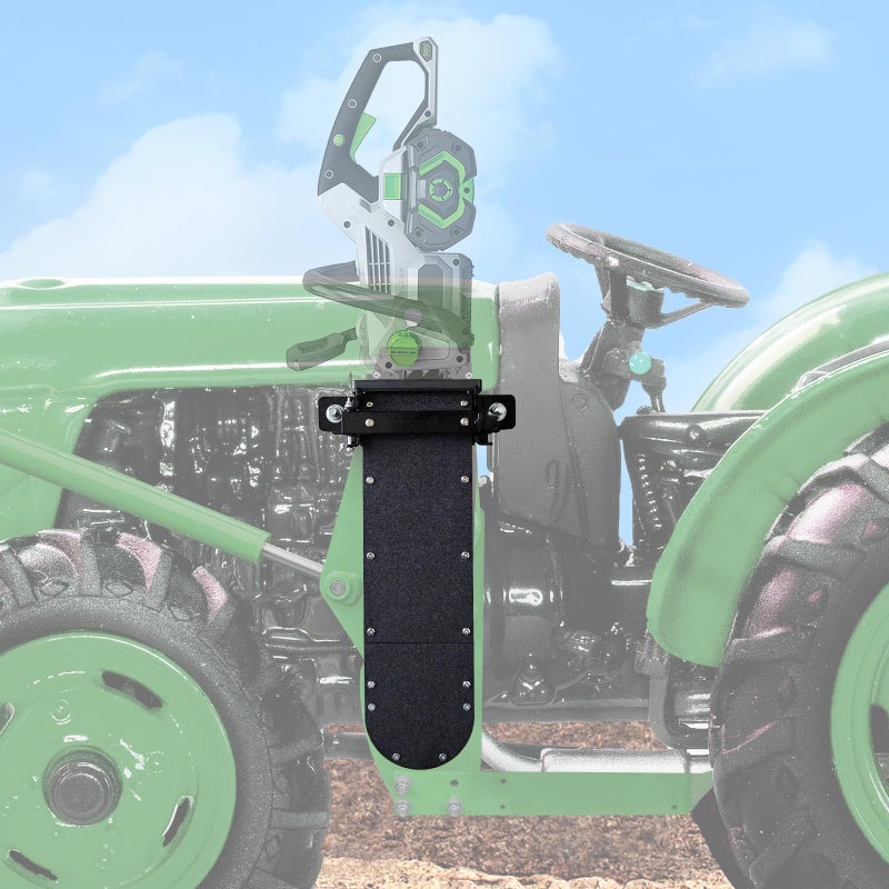 LookFox Heavy-duty Chainsaw Holder for Tractor, Fits All Chainsaw Sizes, 13lb-Side Open Door Bracket+Saw Scabbard, Portable&Sturdy&Anti-shake, Universal Chainsaw Mount Carrier Kit for ATVs/UTVs/Trucks - Image 1