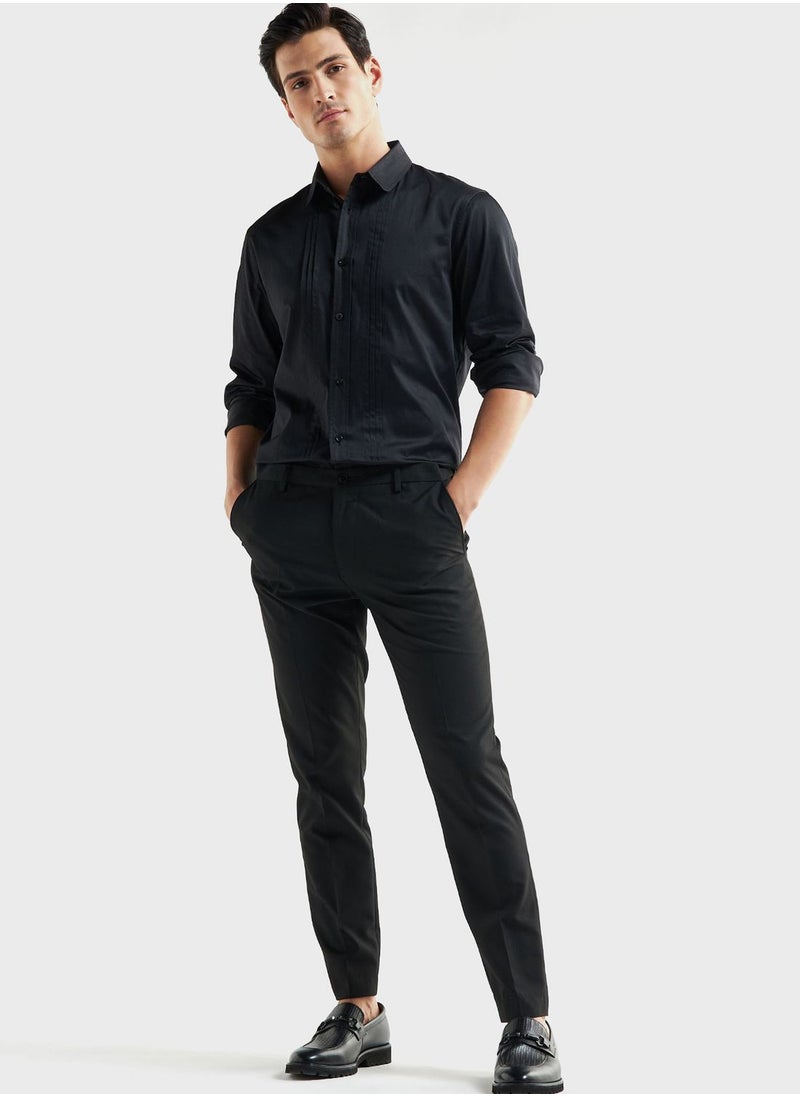 FAV Pleated Regular Fit Shirt  - Image 4