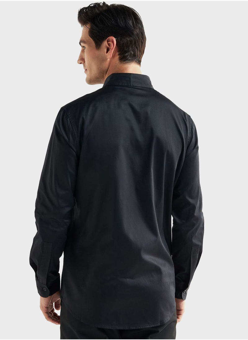 FAV Pleated Regular Fit Shirt  - Image 2