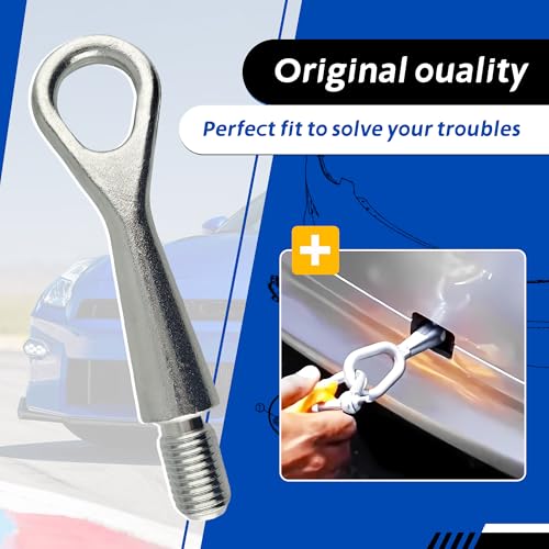 AAAWZDWD for Nissan Tow Hook Compatible with Nissan GT-R Sentra Versa Note Pathfinder Rogue Kicks Juke Front Towing Eye Hook Replacement#51112-1KA0A - Image 4