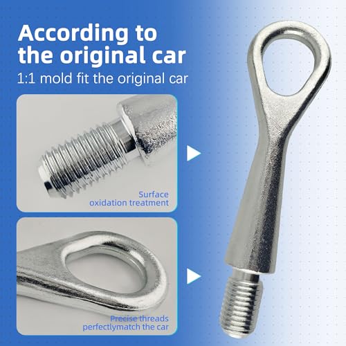 AAAWZDWD for Nissan Tow Hook Compatible with Nissan GT-R Sentra Versa Note Pathfinder Rogue Kicks Juke Front Towing Eye Hook Replacement#51112-1KA0A - Image 5