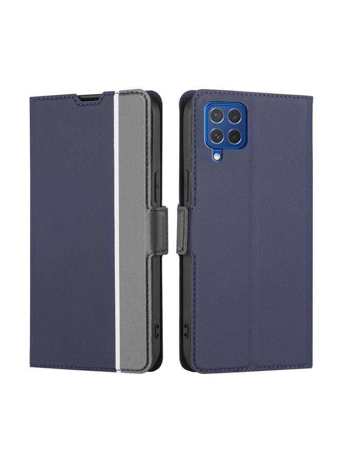 اس-توب جراب لهاتف Samsung Galaxy F62 / M62 جراب هاتف جلدي بأزرار جانبية من نسيج قطني - Image 1