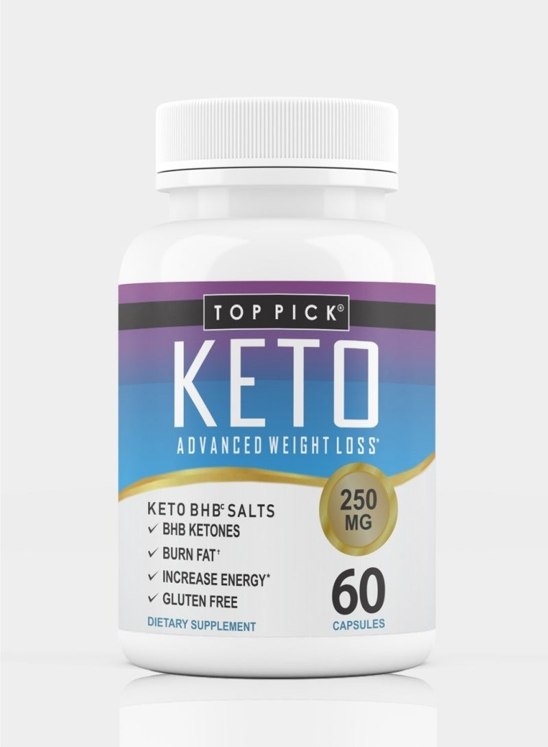 Keto Advanced Weight Loss 250 Mg 60 capsules