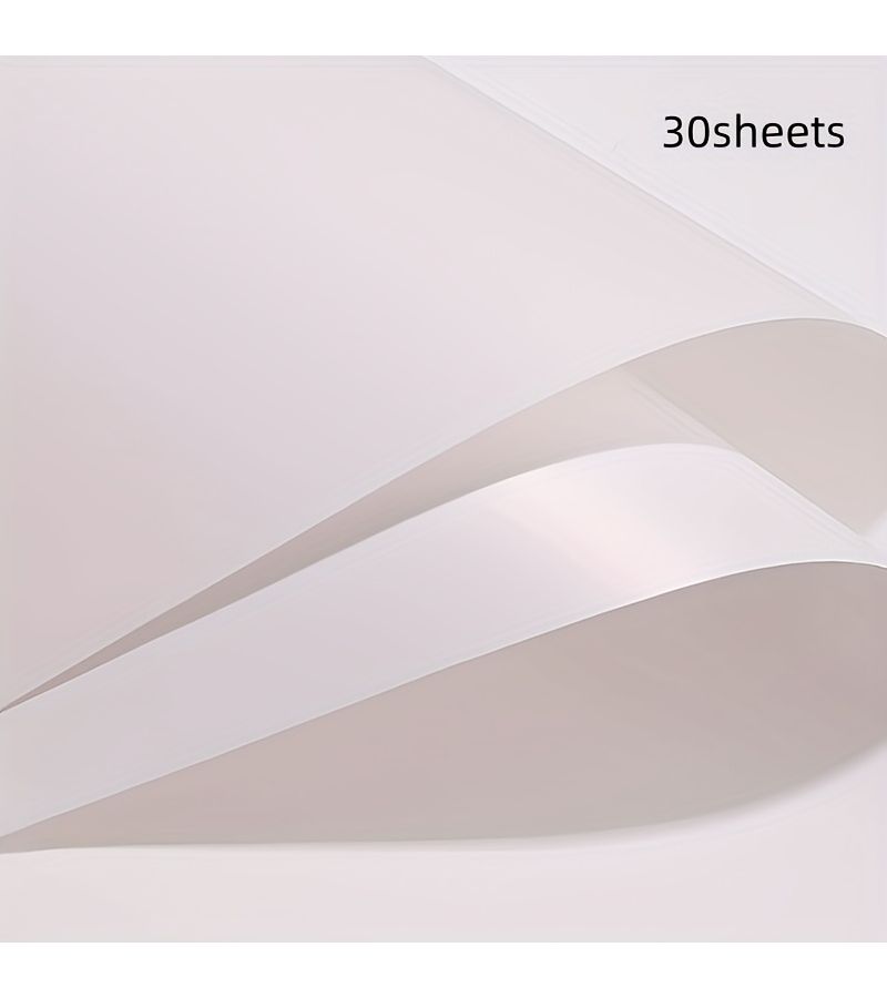 30 Black Valentine's Day Solid Color Elegant Paper Bouquet Wrapping 30 Sheets - Image 5
