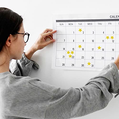 BOEIAC 1800 PCS Gold Star Stickers, 30 Sheets Holographic Gold Star Sticker for Kids Reward, Foil Stars Stickers, Small Mini Stars Sticker for School Planner, Behavior Chart, Classroom Teacher Supplies - Image 5