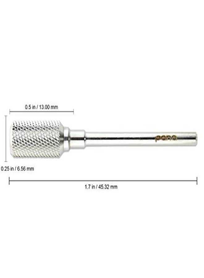 Pana Professional Large Dome Top Barrel Carbide Bit 3/32" Shank Size (Fine, Silver) - Image 2