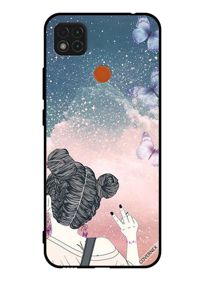 Covernex Protective Case Cover For Xiaomi Redmi 9C Girl Making Victory Sign  - Image 1