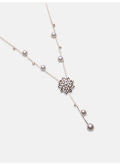 Floral Drop Negligee Necklace - Chalice Silver - pzsku/Z592E966266BA59B9F178Z/45/_/1725340802/895e342a-52cb-45e8-996b-98a5ec46c9ff