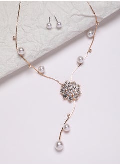 Floral Drop Negligee Necklace - Chalice Silver - pzsku/Z592E966266BA59B9F178Z/45/_/1731915759/d8912690-c971-435b-b7bb-5a8df12638ab