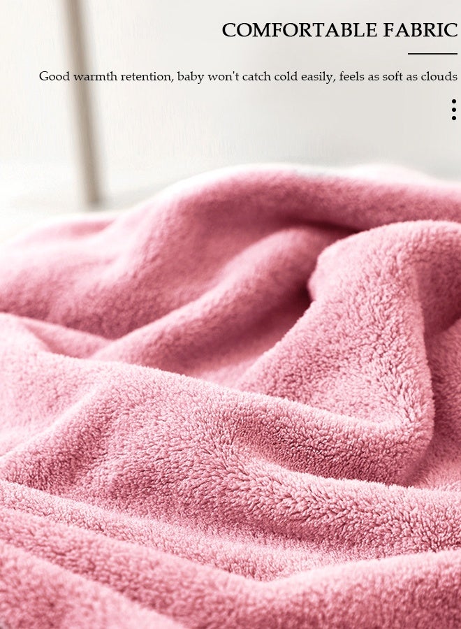 DUNISO Baby Bath Towels Newborn Hooded Baby Towel Ultra Absorbent and Soft Cotton Hooded Washcloth for Baby Toddler Infant Unisex Hooded Baby Bath Towel - Image 4