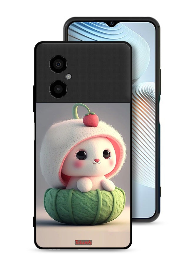 Tolwak Xiaomi Poco M4 5G Protective Case Cover Cute Little Rabbit - Image 1