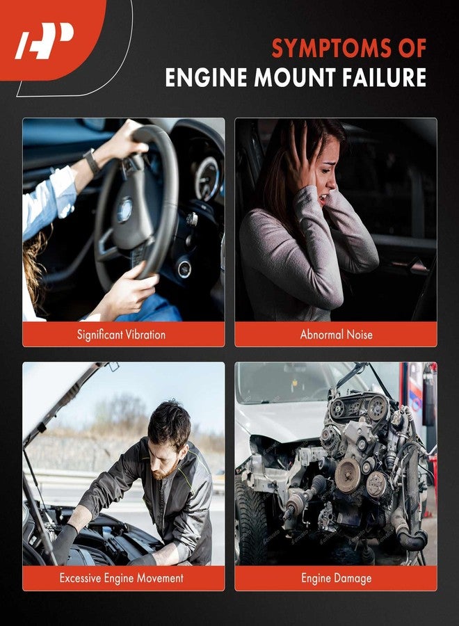 A-Premium Engine Motor Mount Replacement for Hyundai Sonata 2015-2019 Kia Optima, 1.6L L4 Turbocharged, 2.0L L4 Turbocharged, 2.4L L4, Front Right - Image 3