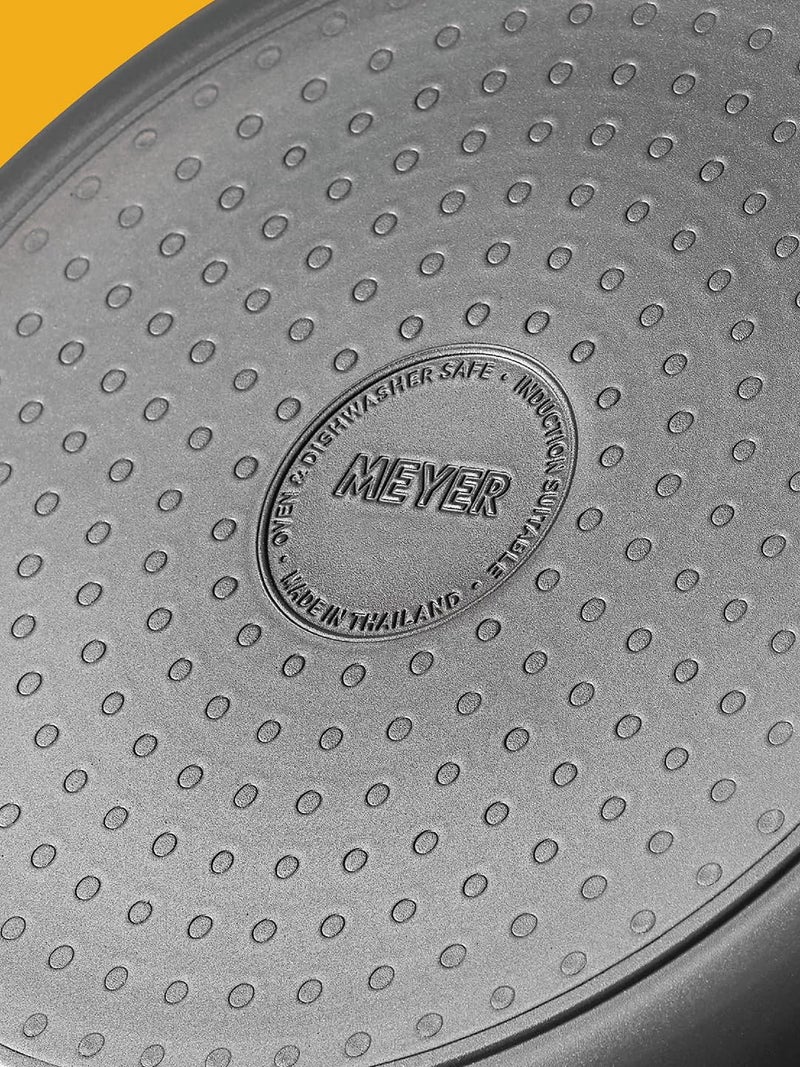 Meyer Bauhaus Nonstick Saucepan with Lid, 16 cm, Dark Grey - Image 4