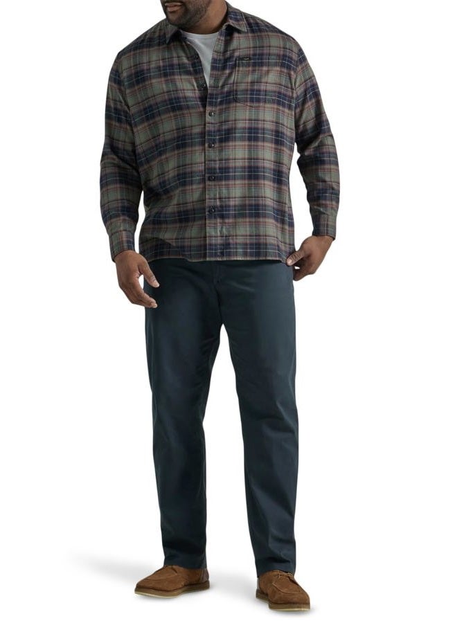 LEE Men's Big & Tall Performance Series Extreme Comfort Pant, Navy, 46W x 30L - Image 2