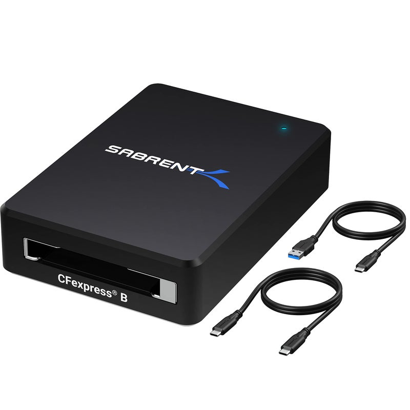 SABRENT CFexpress Type B Card Reader with USB 3.2 10Gbps (CR-CFER) - Image 1
