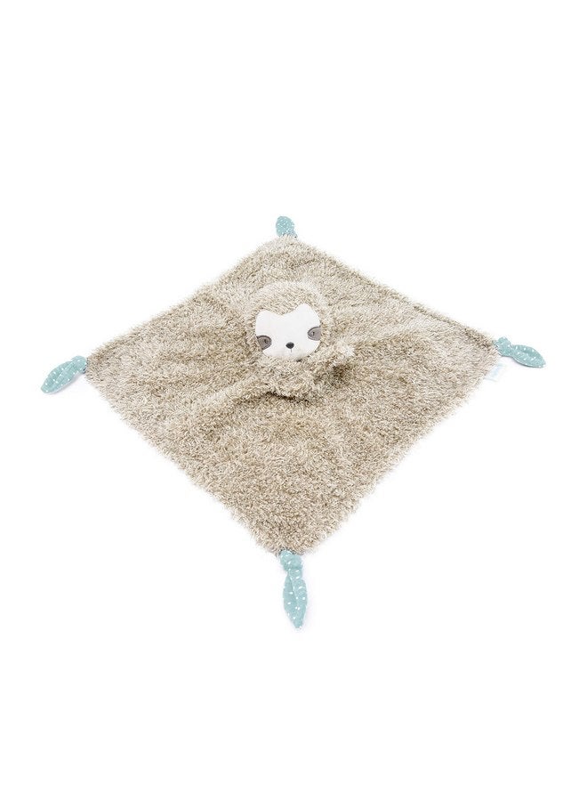 إنجنيونتي بطانية أمان فاخرة من Ingenuity Loni the Sloth Lovey، لعبة قطيفة ناعمة للأطفال، مقاس 14 بوصة - Image 4