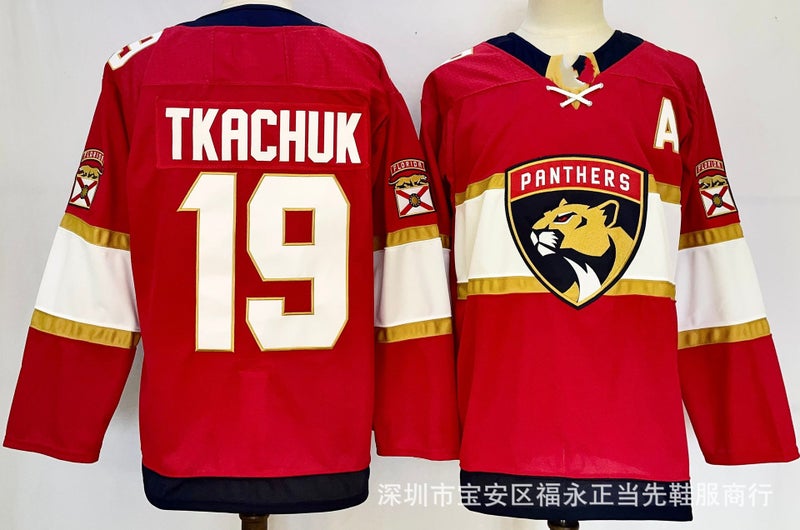 New Standard Florida Panthers Ice Hockey Jersey 16#19#72# Embroidered Jersey Hockey Suit - Image 1