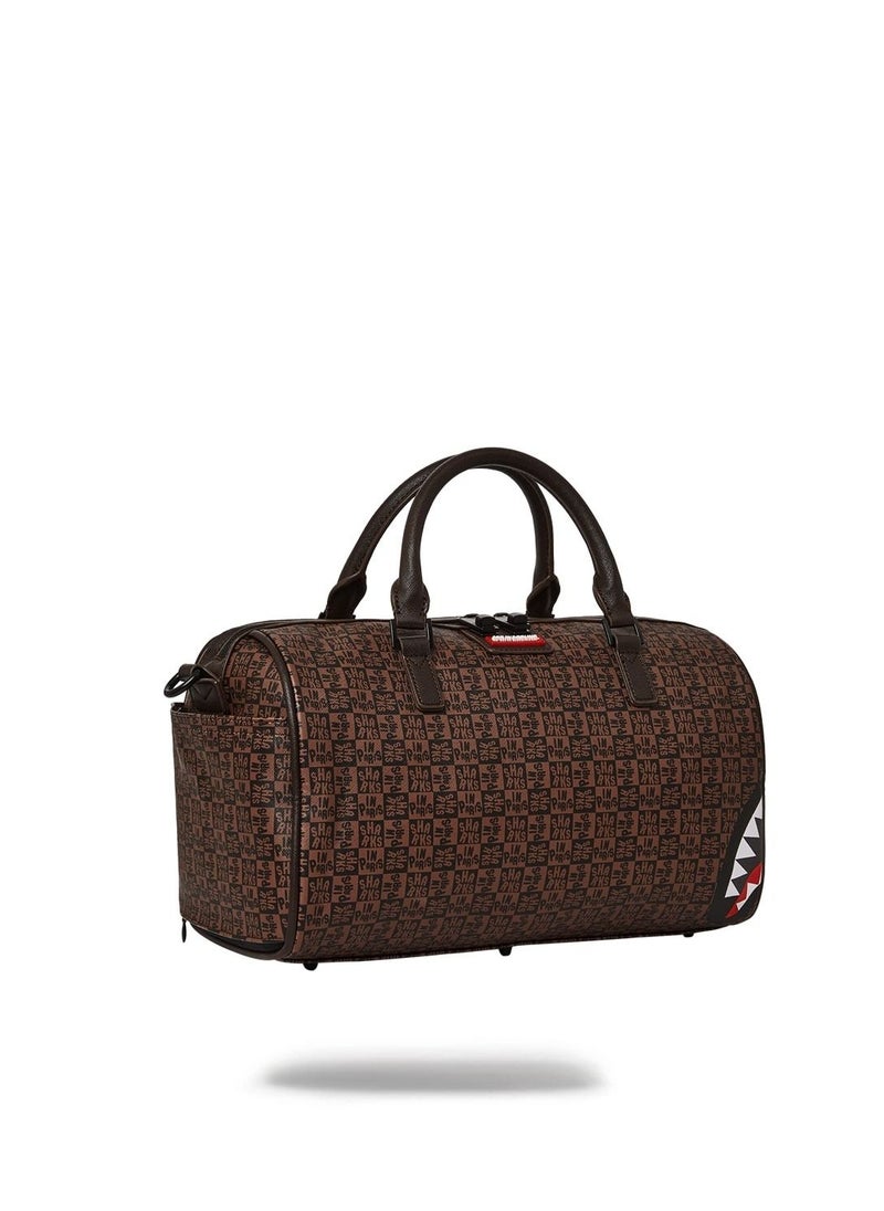 SPRAYGROUND - SHARKS IN PARIS CHECK MINI DUFFLE - Image 1