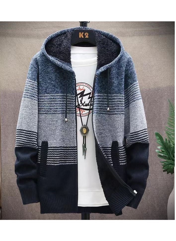 The New Cardigan For Men's Woolen And Thickened Hooded Sweater - pzsku/Z592F4BE872BA48006E71Z/45/_/1664525802/8d3d1298-0351-4113-8165-edd41c69fa23