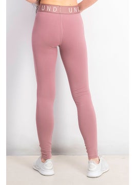 UNDER ARMOUR Women Sportswear Fit Training Leggings, Mauve  - Image 3
