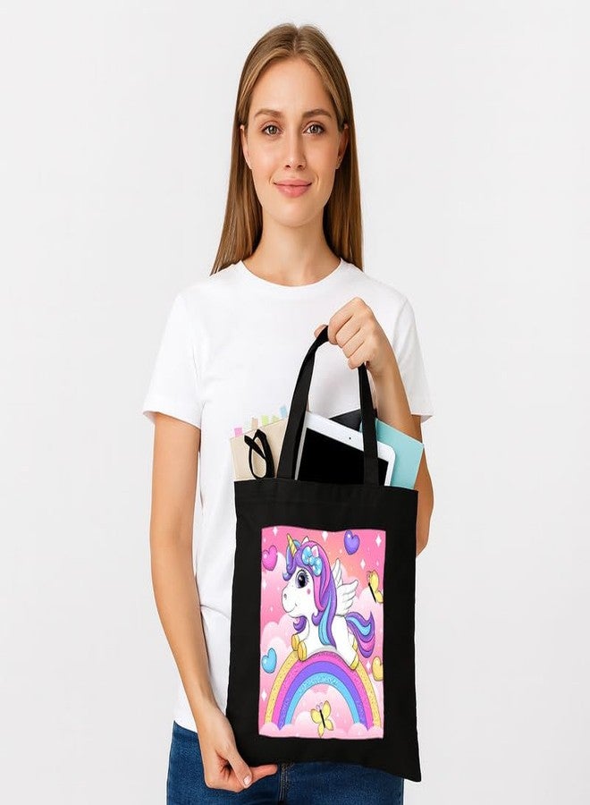PrintingZone Printed Tote Bag For Women| Women’s Cotton Canvas Tote Bag with Stylish Print - Image 4