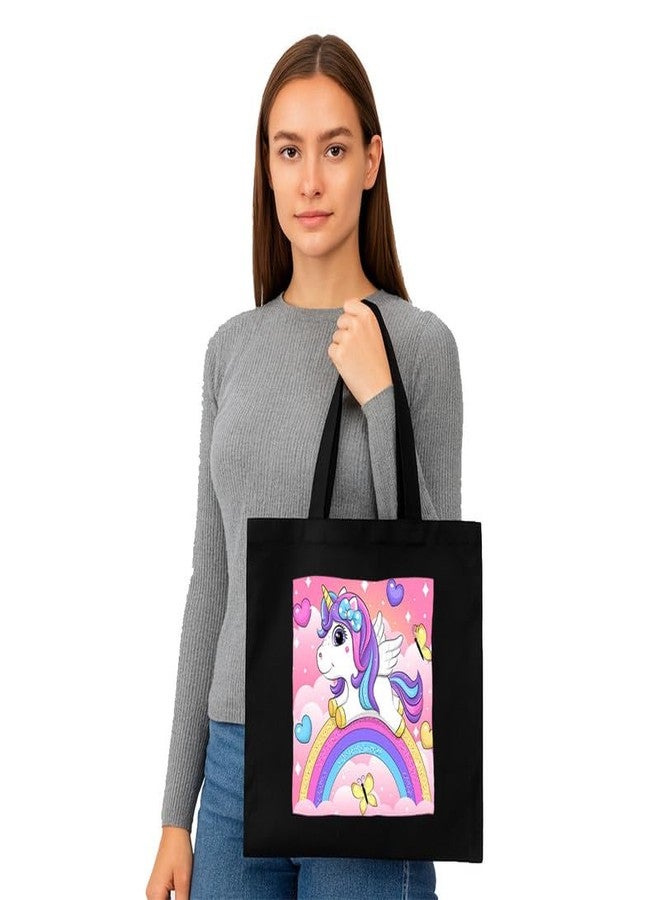 PrintingZone Printed Tote Bag For Women| Women’s Cotton Canvas Tote Bag with Stylish Print - Image 2