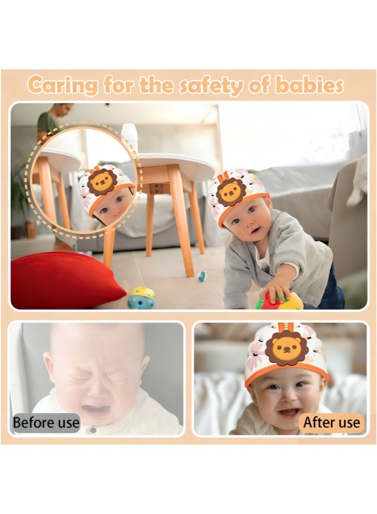 Baby Helmet for Crawing Walking,Soft Infant Safety Helmet,Baby Helmet 1-2 Years for Anti-Fall Head Protector,Adjustable, Breathable - Image 4