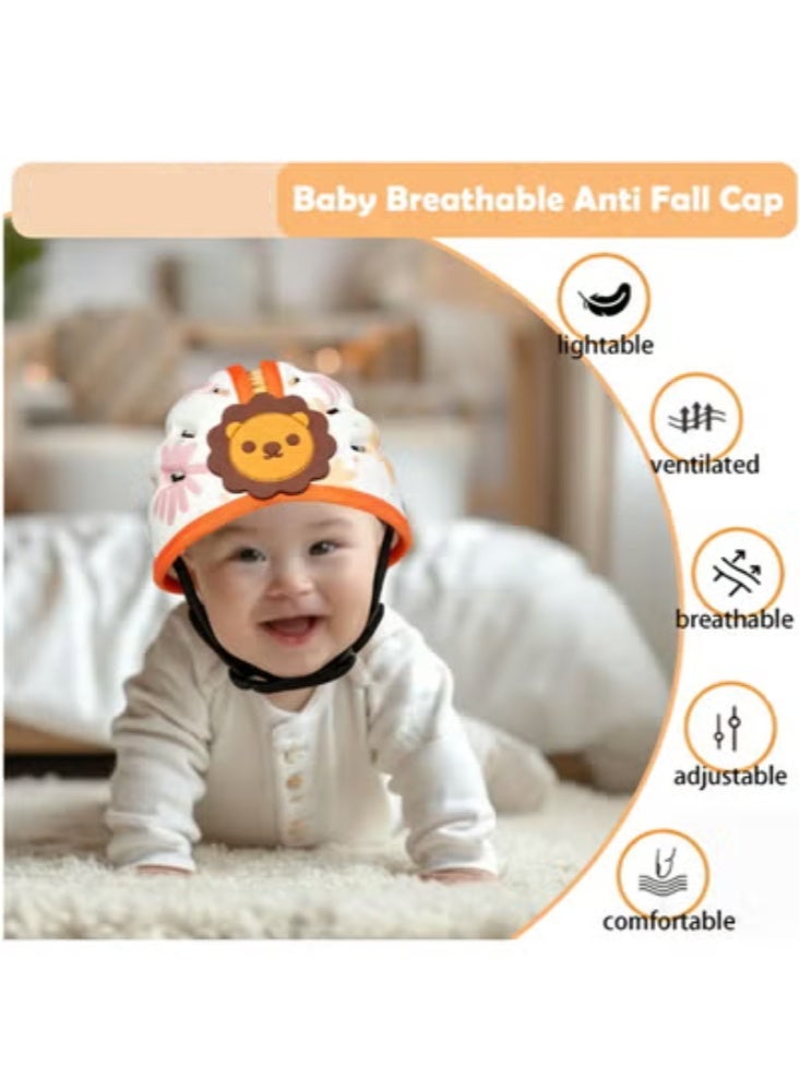 Baby Helmet for Crawing Walking,Soft Infant Safety Helmet,Baby Helmet 1-2 Years for Anti-Fall Head Protector,Adjustable, Breathable - Image 3