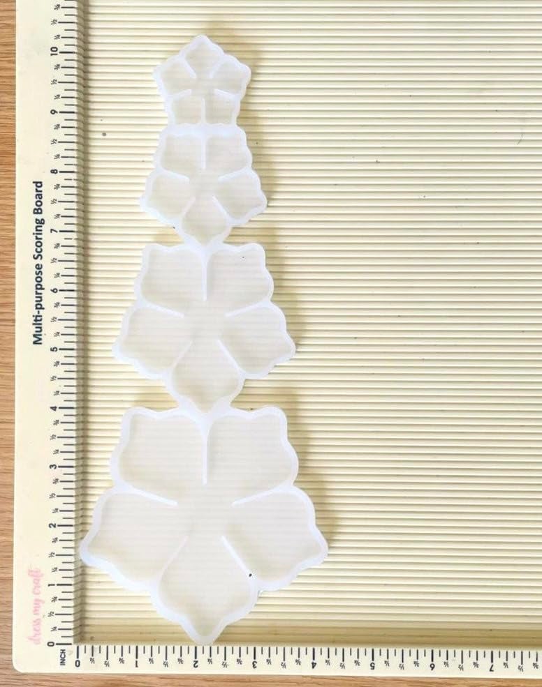 IRIKA Pack of 4 Pearl Pigment Set White Pink Special Gold Black 20g Each Free 3D Flower Silicone Mold Resin Art NonToxic Made in India Easy to Use - Image 4