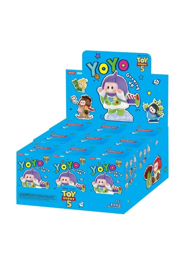 MINISO YOYO x Disney Pixar Toy Story 5 Growing Up with You Collection Collectible Figure Blind Box, Full Display Set of 9 Sealed Mystery Boxes, Character Collectible for Display and Gifting - Image 4