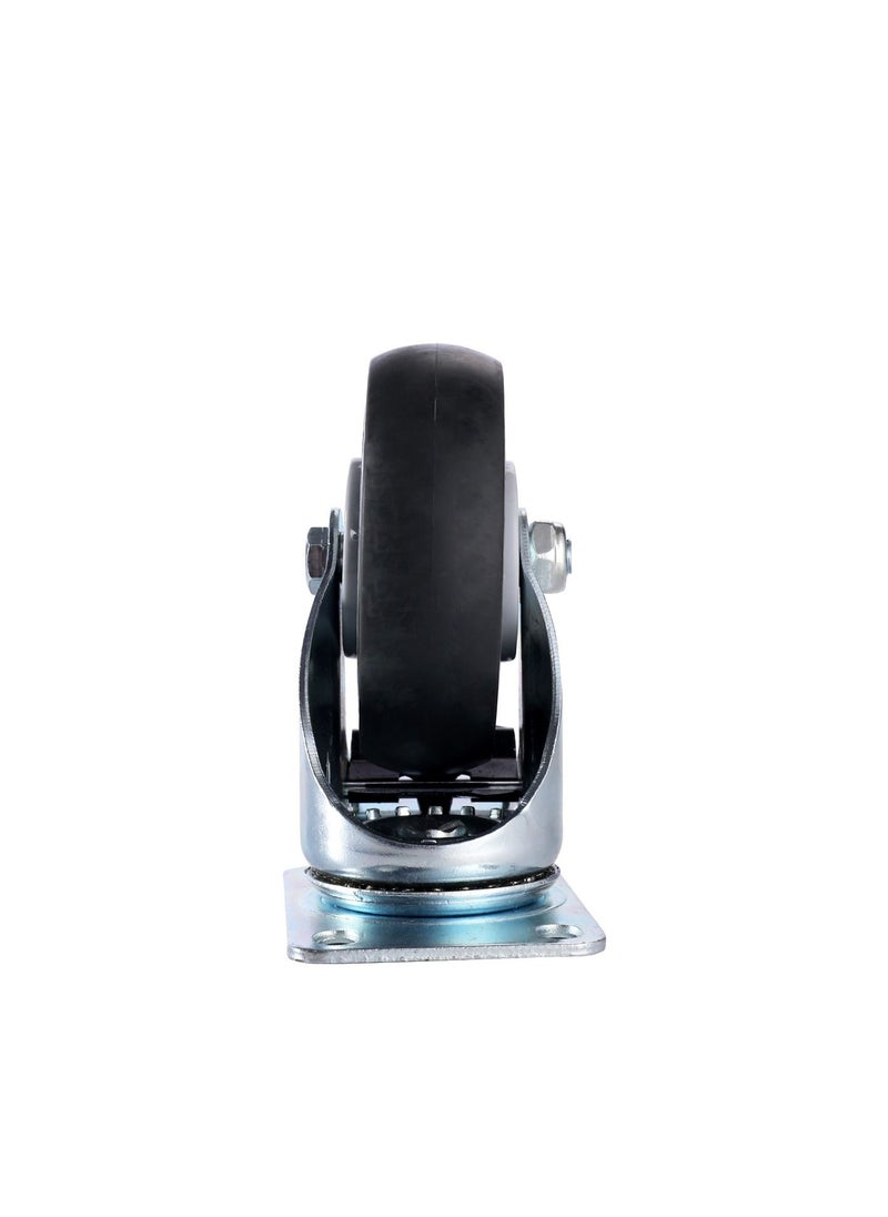 BMB tools 2-Piece 125mm Grey TPR Double Ball Bearing Caster - Swivel - Screw M12x30mm  - Image 4