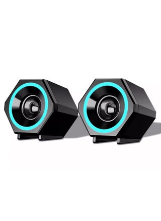 PC speaker, USB computer speaker, USB wired subwoofer speaker, computer PC speaker, laptop desktop small audio speaker, USB powered computer stereo speaker for PC, desktop computer, computer, laptop, with surround sound and subwoofer - pzsku/Z592FC6261BD098C1AE01Z/45/_/1733902964/801dd398-0eaf-4fc0-ba7e-1dae2745a6f5