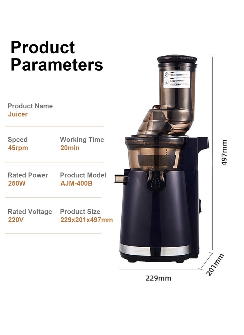 Slow Masticating Juicer, Slow juicer, Fruit/Vegetable Juicer, Cold Press Juicer with High Output - pzsku/Z592FC6E8D2F776AAB5C3Z/45/_/1721791605/a16bf0cf-22f9-464a-9792-9bd5da3233fd