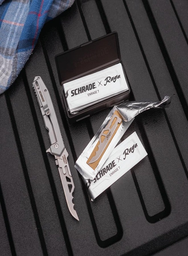 Schrade Enrage 7 Replacement Blades, Clip Point, 6 Pack, Steel, for Hunting, Outdoors, and Everyday Carry - Image 5