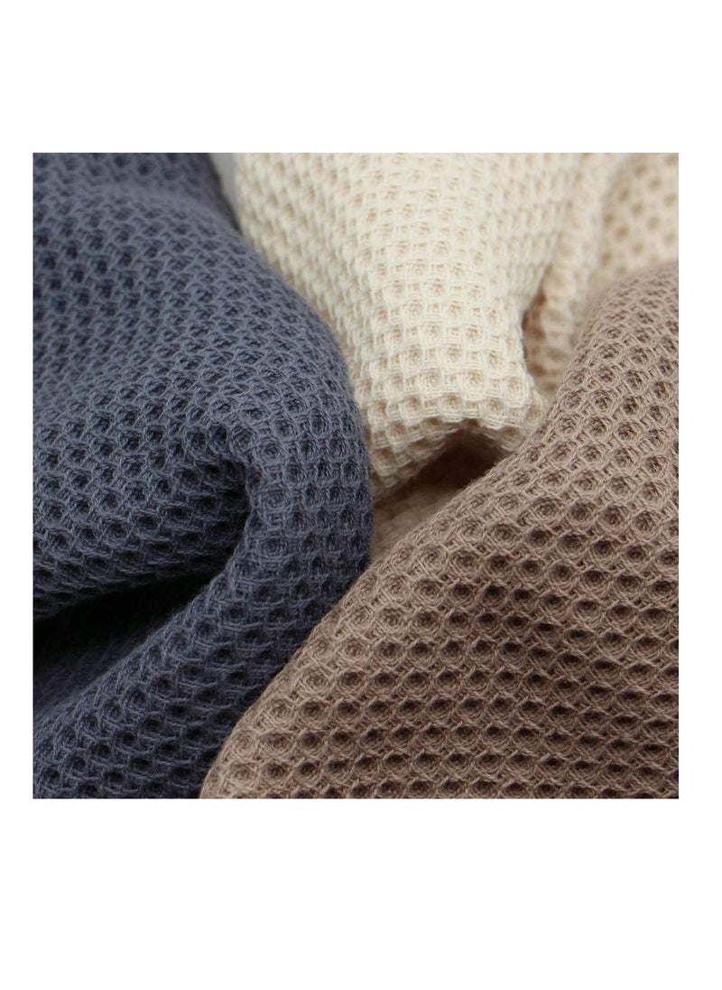 MahMir MahMir 100% Cotton Waffle Weave Kitchen Dish Cloths, Waffle Tea Towels Ultra Soft Absorbent Quick Drying Dish Towels, 34x34 CM , 4-Pack, (Mixed Color)  - Image 3