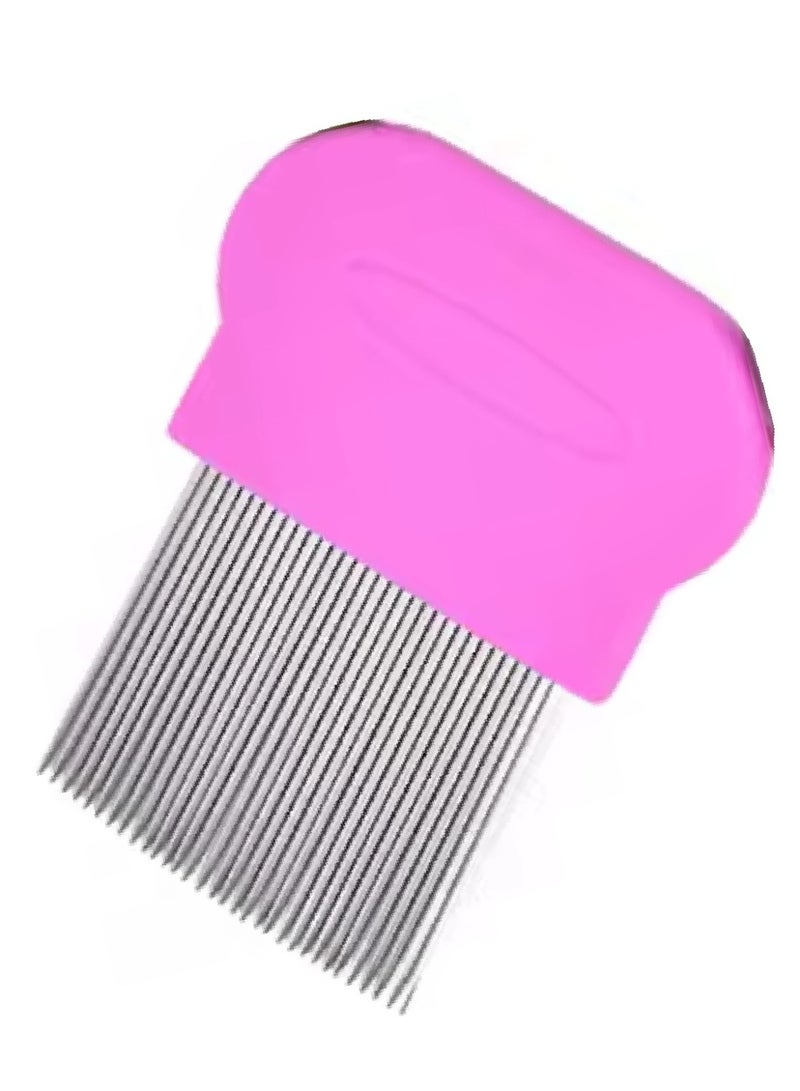 Terminator Lice And Dandruff Removal Hair Comb - Pink - Image 1