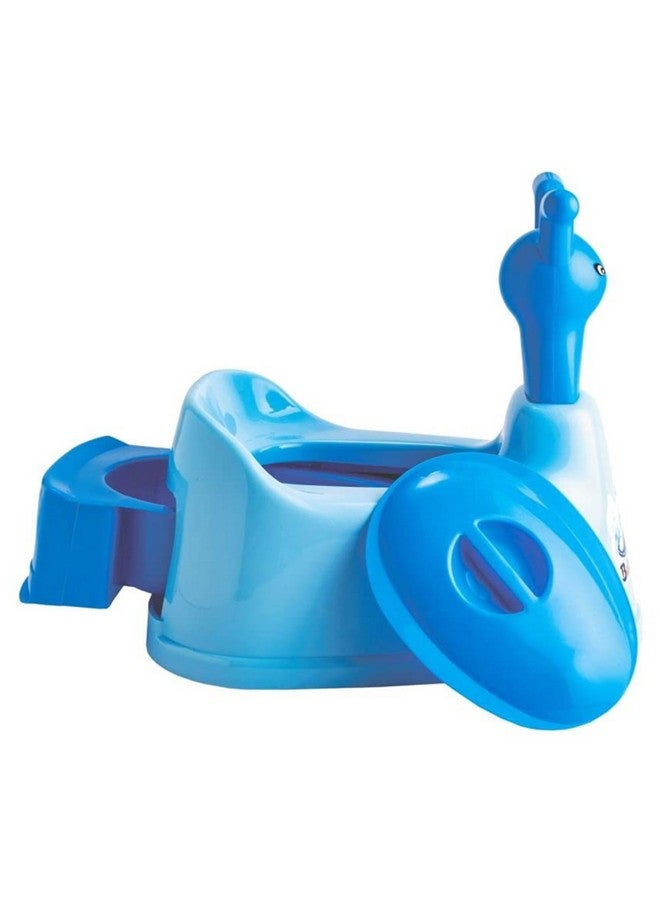 KORBOX Scooter Style Shape Potty Toilet Training Seat For Kids. (Blue) - Image 1