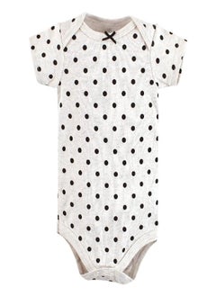 hudson baby Hudson Baby Unisex Baby Cotton Bodysuits, Cinnamon Pink Prints, 18-24 Months  - Image 3