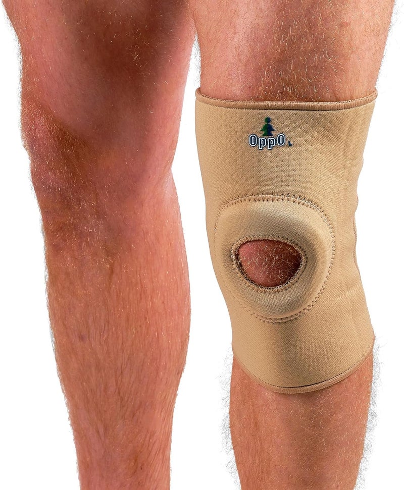 OPPO Open Patella Knee Support Neoprene Brace for Arthritis PostSurgery Knee Pain Strains Injury Recovery Stabiliser for Pain Relief Healing S - Image 1