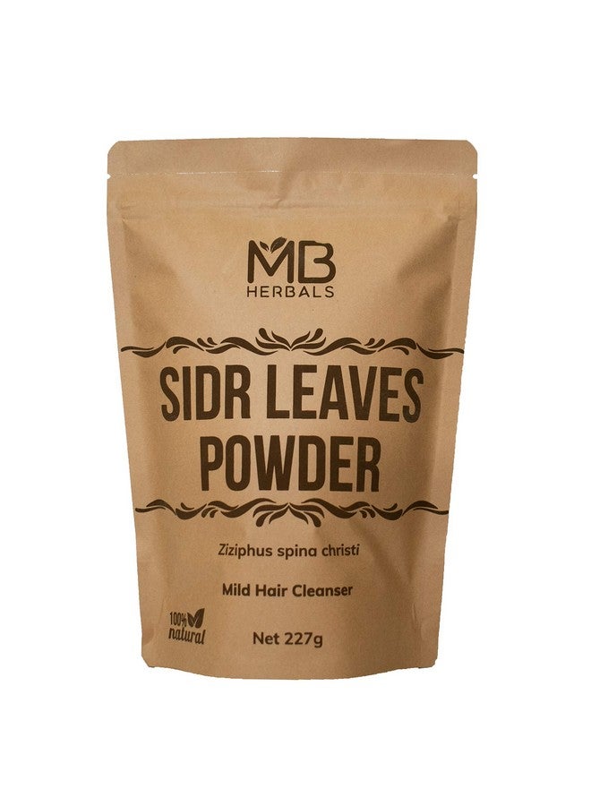 MB Herbals MB Herbals Sidr Powder 8 oz / 0.5 Pound (227 Gram) | WildCrafted | Seder Lote Leaves | Ziziphus Spina Christi | Natural Hair Conditioner & Cleanser | Sidr 99.5%, Neem 0.5% - Image 3
