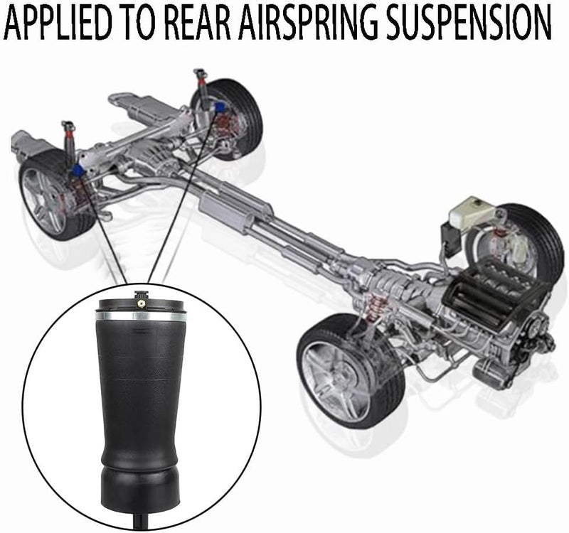 LR034262 Pair Rear Air Suspension Spring Bag for Land Rover Range Rover L405 (2013-2019) - Image 2