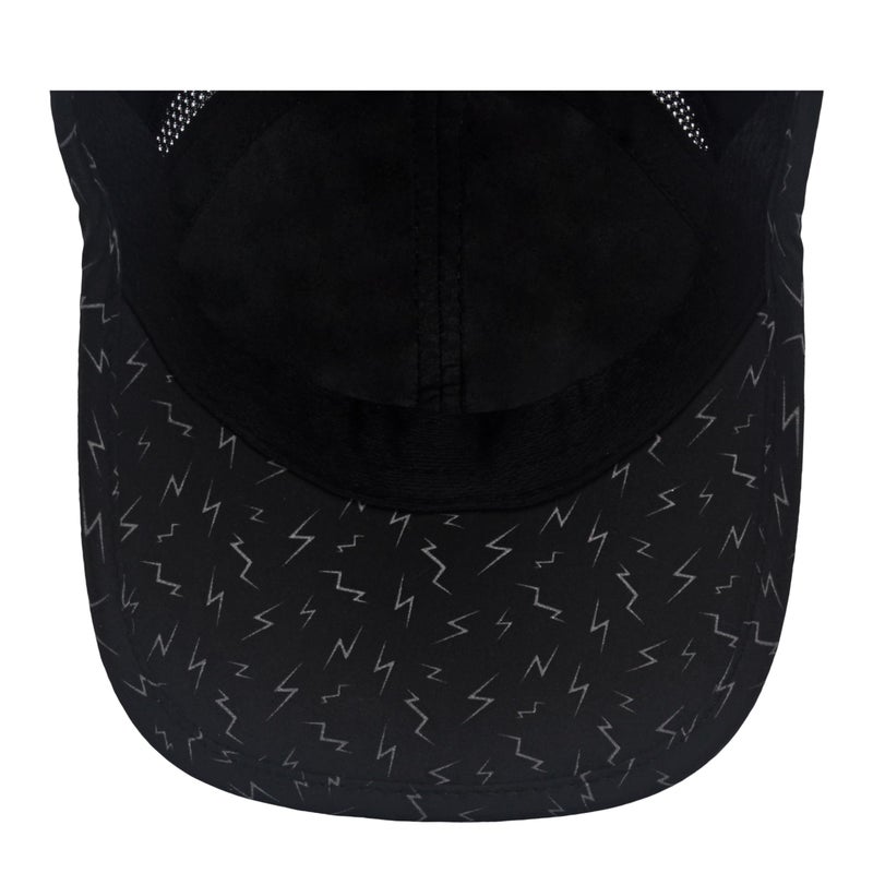 Sprints Race Day Performance Reflective Running Cap | The Lightweight, Quick Dry, Sport Hat, One Size, Unisex (US, Alpha, One Size, Nocturnal Not So Neon Flash Reflective) - Image 2