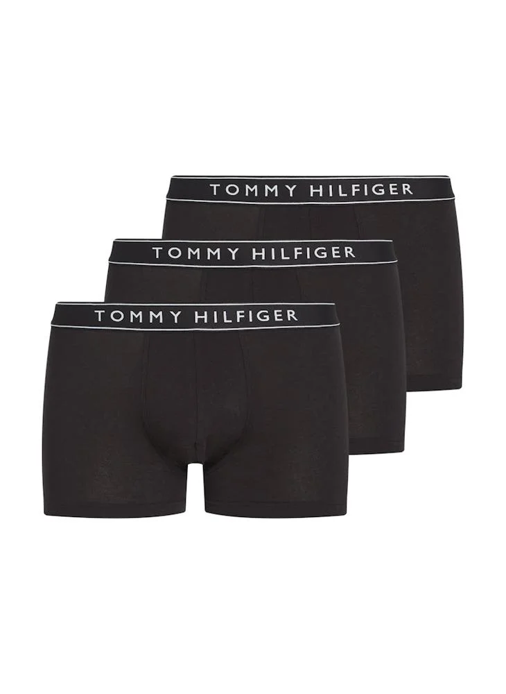 TOMMY HILFIGER 3 Pack Logo Band Trunks