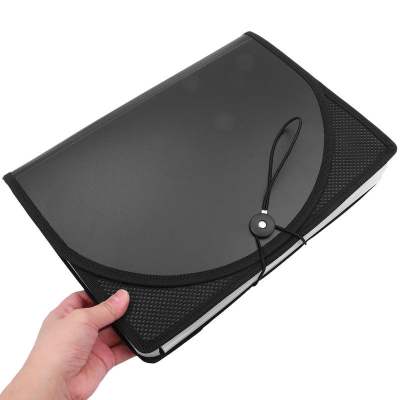 Expanding Accordion File Folder Organizer with 25 Pockets and Rope Closure - Image 5