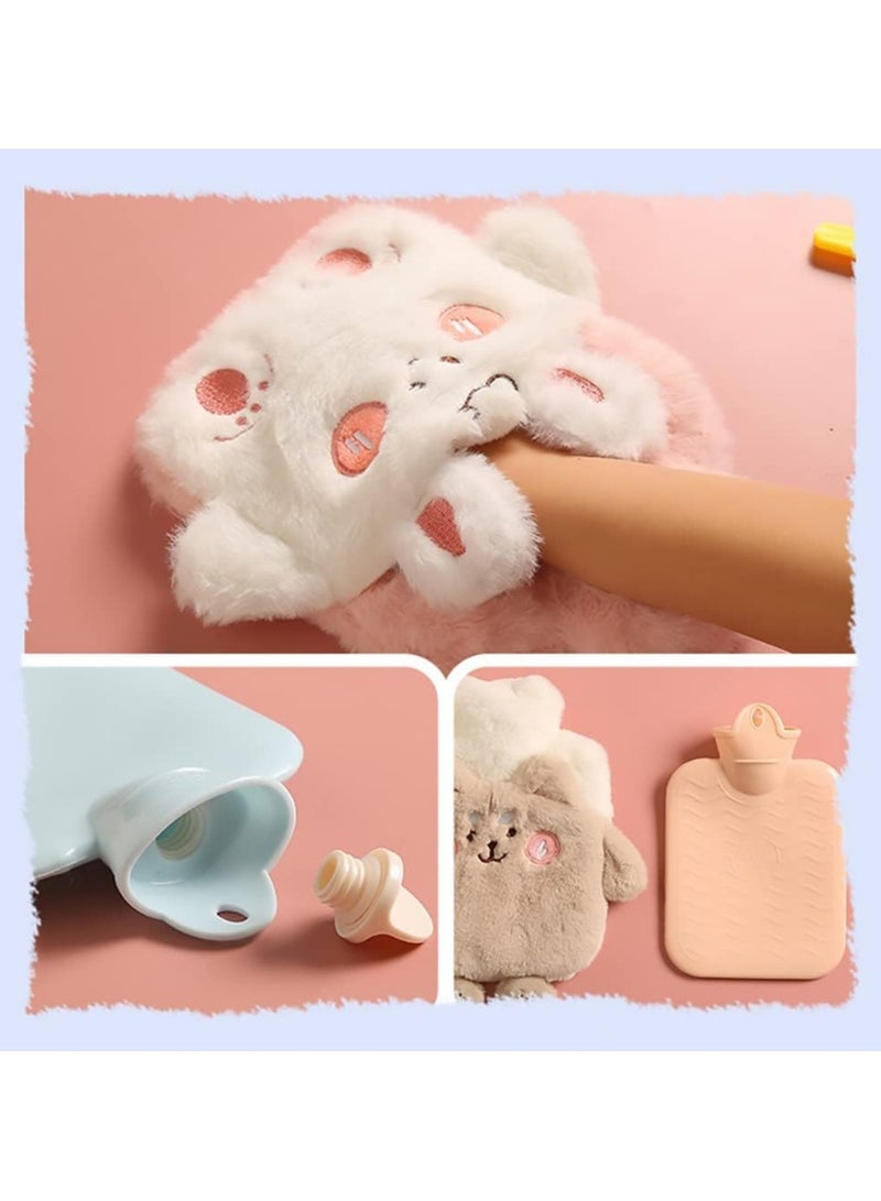 general Cartoon Melody Hot Water Bottle Foot Warmer 1L Hot Water Bottle & Cold Compress with Cute Anime Character Plush Set Relieve pain with a cute faux fur case - Image 2